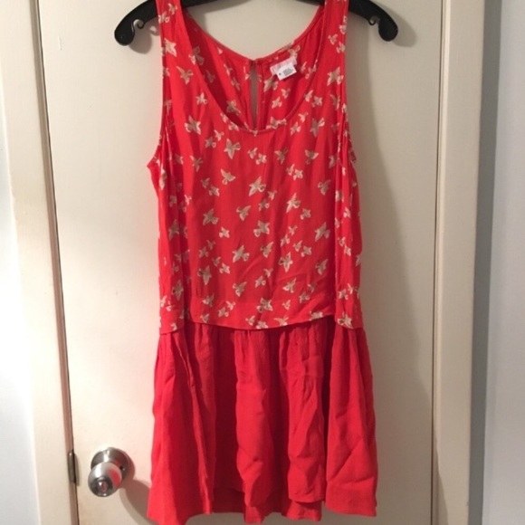UO Cooperative Red Dress - Picture 4 of 7